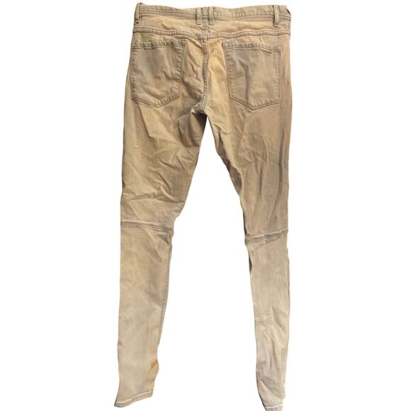 Decoy Moto Thrashed Jeans Holes Stains Size 32X32 - Picture 2 of 6